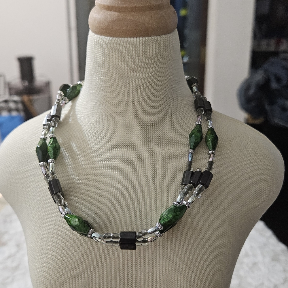 Green Magnetic necklace